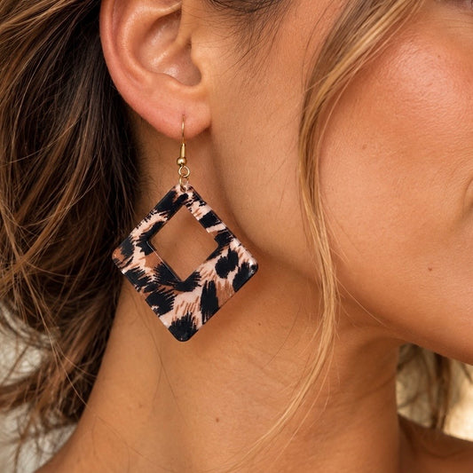 Boucles d’oreilles Fauve – Léopard