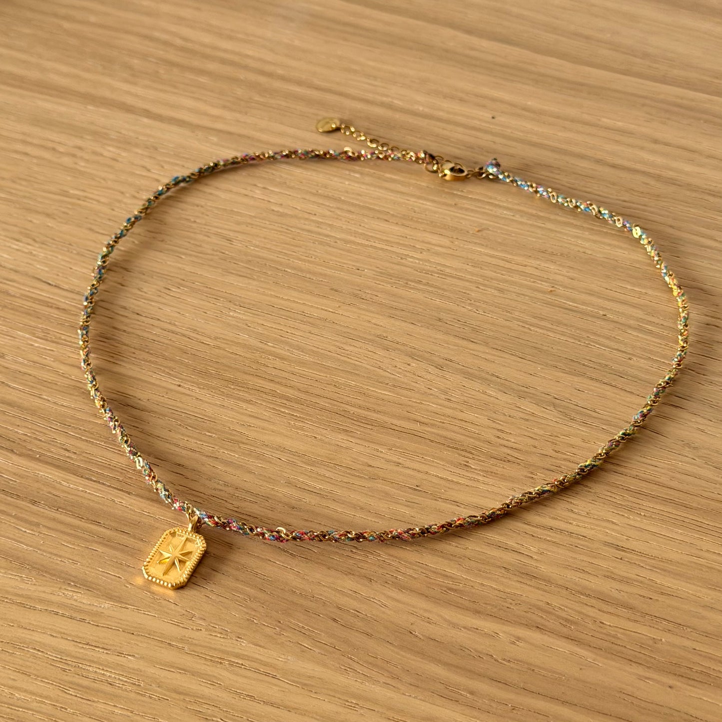 Collier torsadée, chaîne et cordon ✨