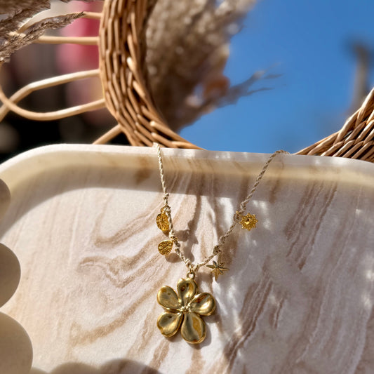 Collier Fleur Solaire