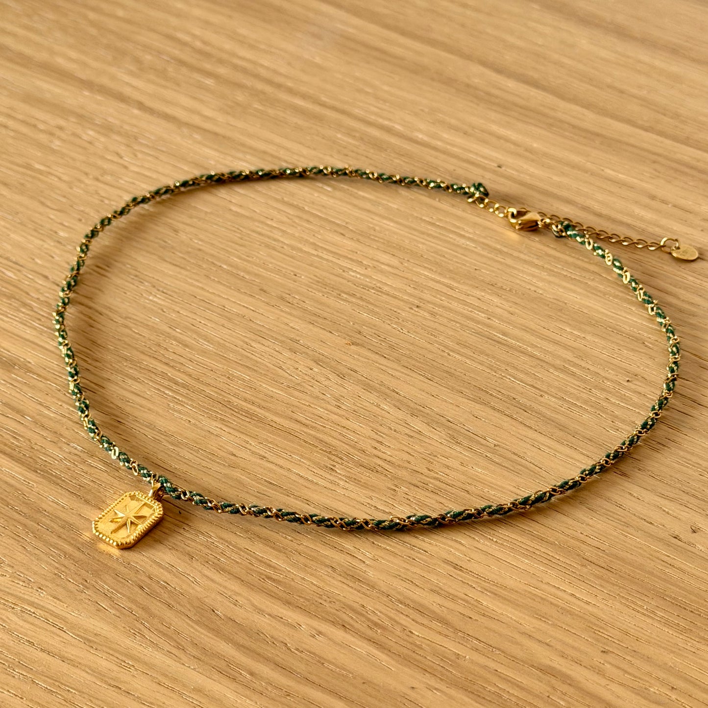 Collier torsadée, chaîne et cordon ✨