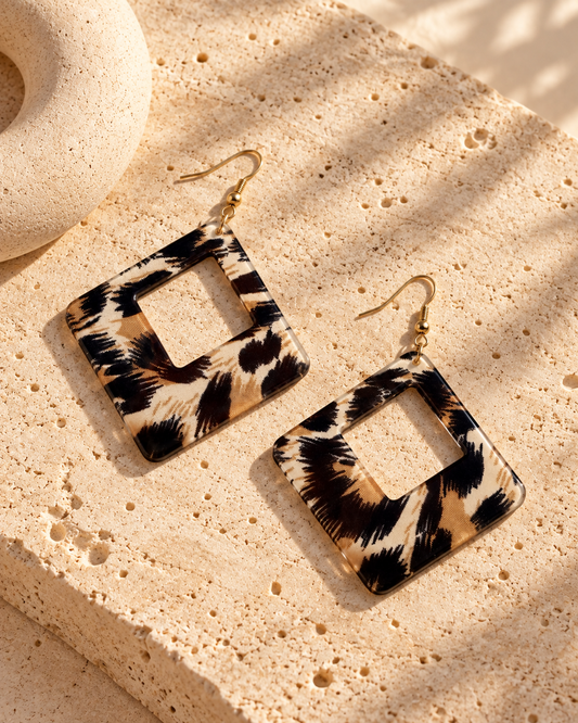 Boucles d’oreilles Fauve – Léopard