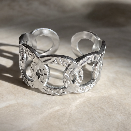 Bague Impériale – Acier Inoxydable Or ou Argent