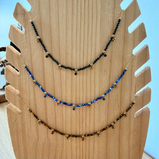 Collier Perles Naturelles & Pampilles