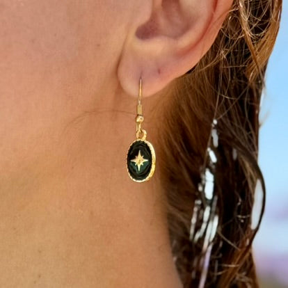 Boucles d'oreilles - Étoile nocturne