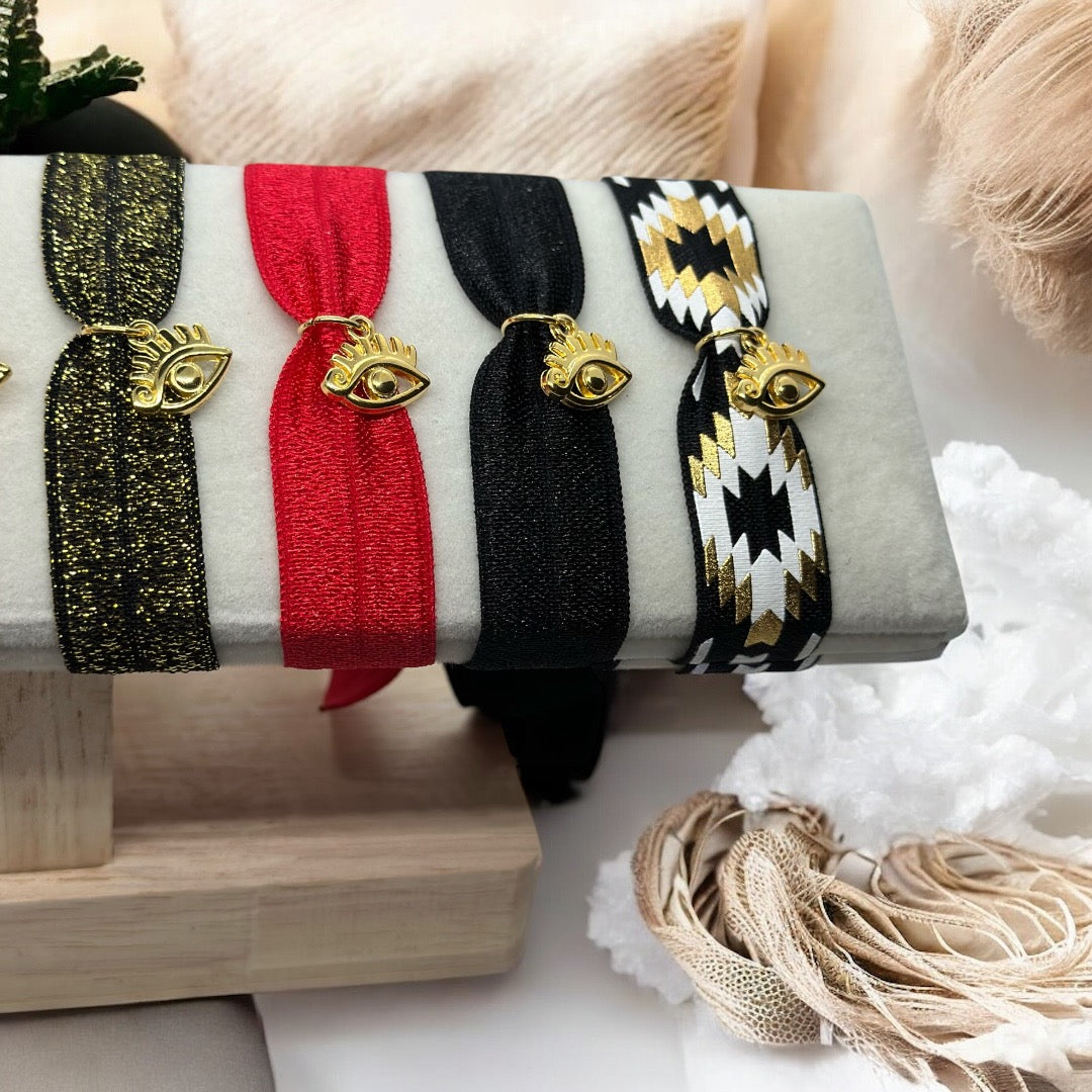 Bracelets Élastiques Œil Doré