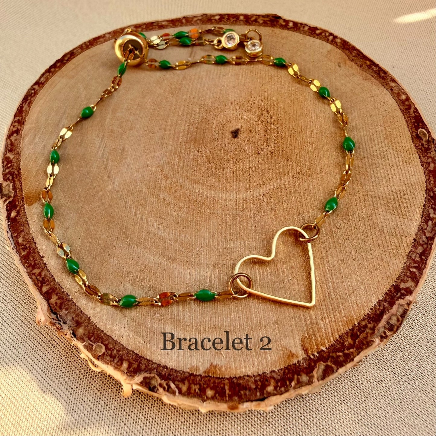 Bracelets Cœur Doré