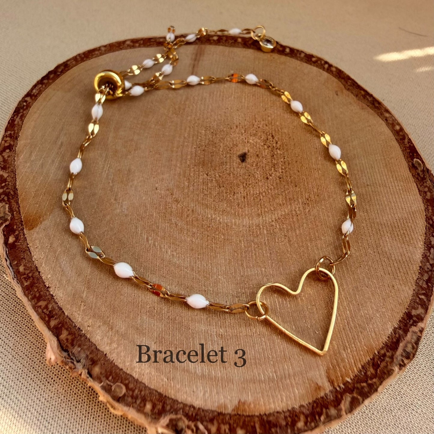 Bracelets Cœur Doré