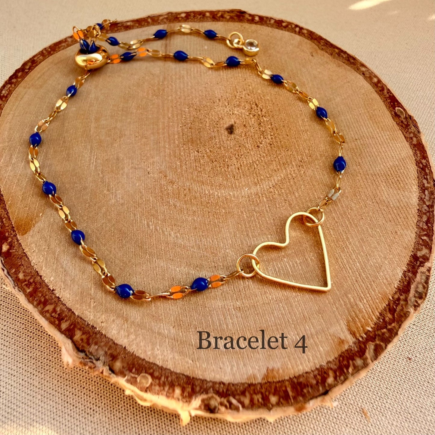 Bracelets Cœur Doré