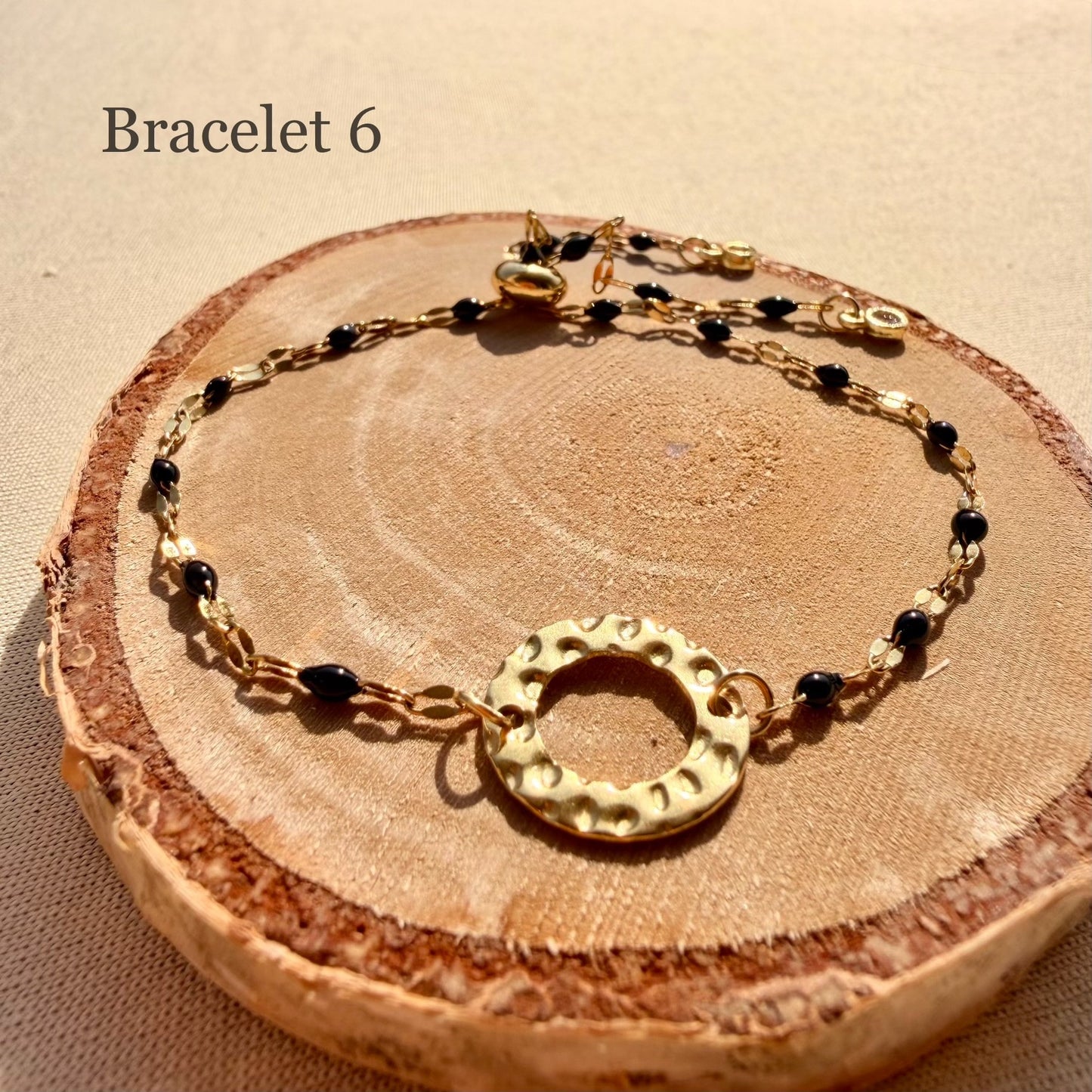 Bracelets Noirs & Dorés