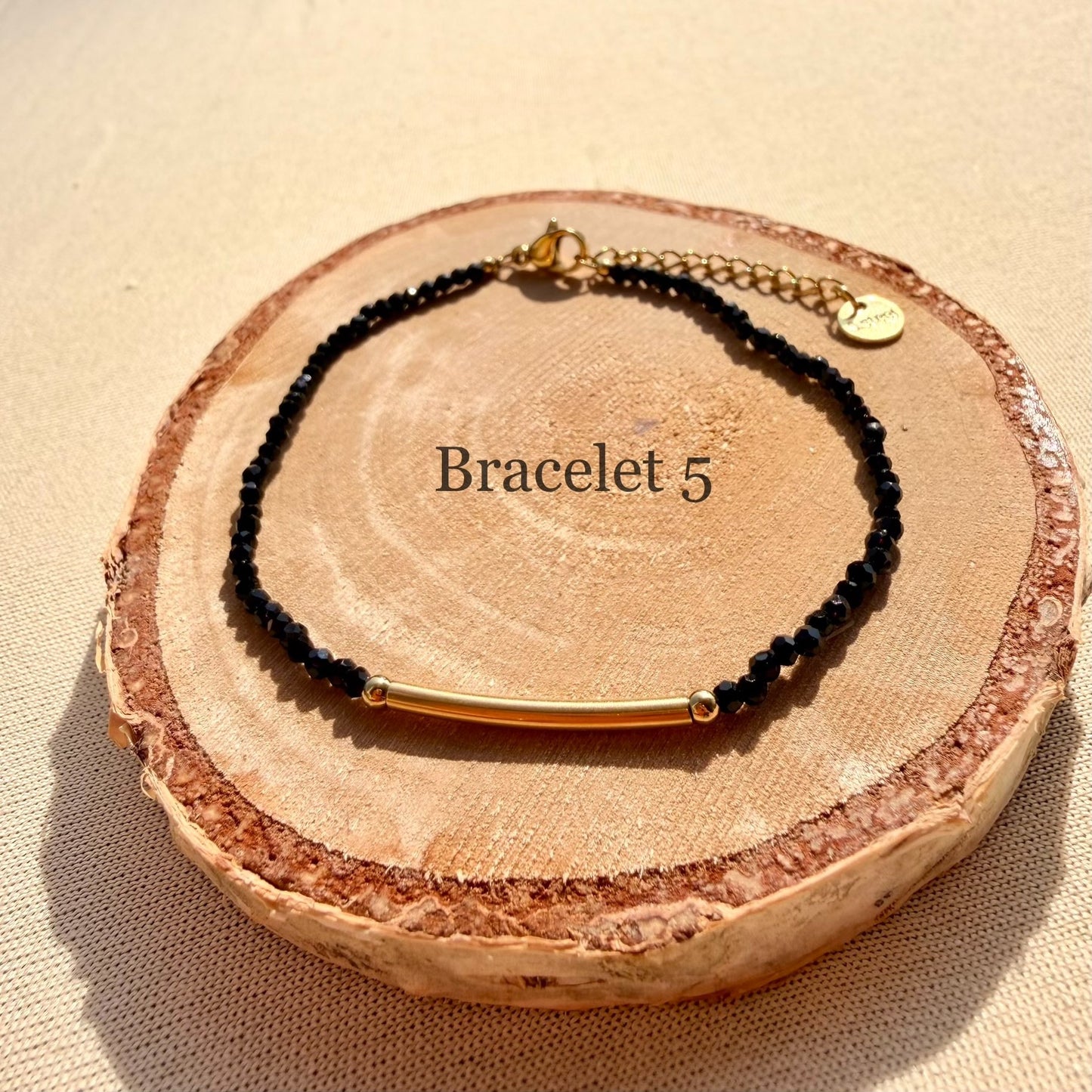 Bracelets Noirs & Dorés