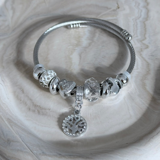 Bracelet Bohème Charms – Arbre de Vie Cristal