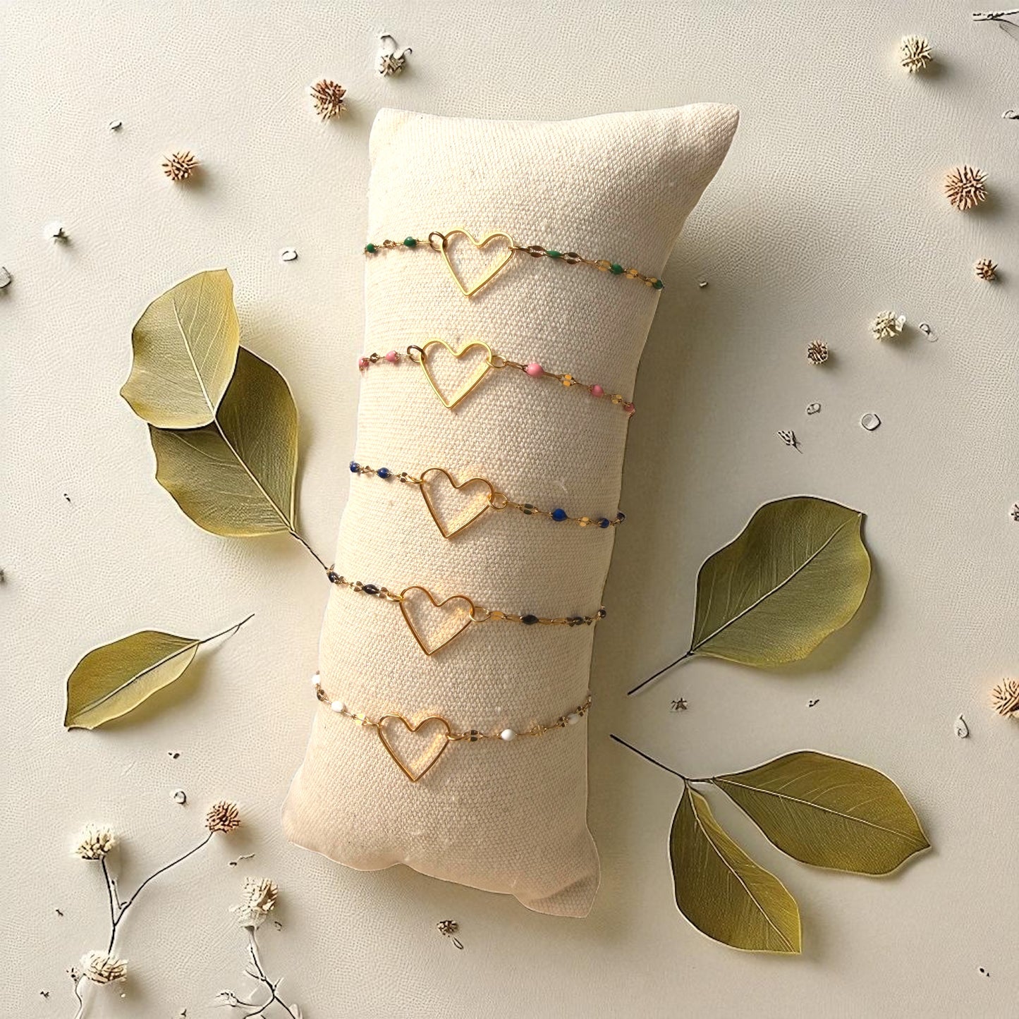 Bracelets Cœur Doré