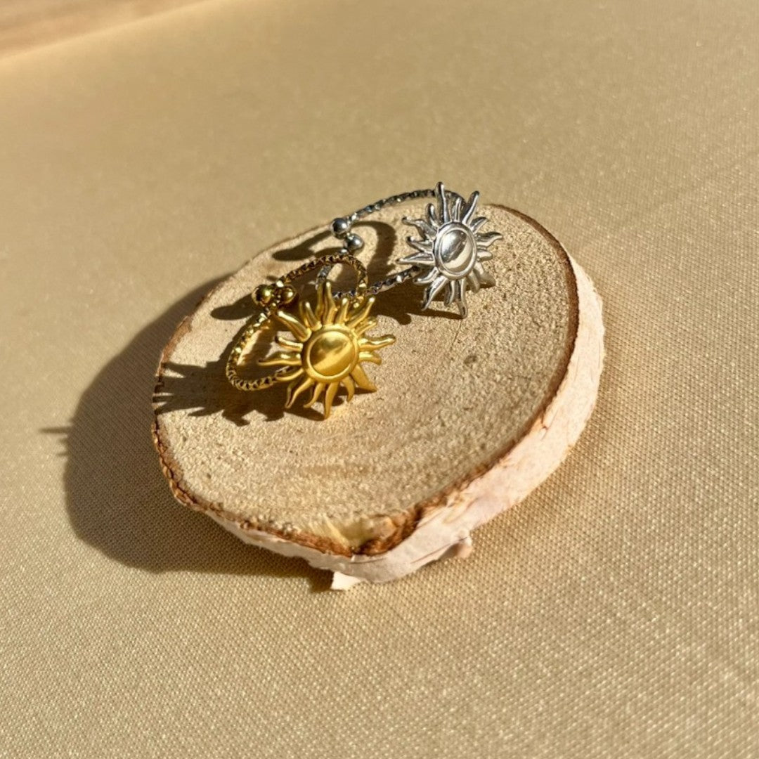 Bague Soleil - Acier inox