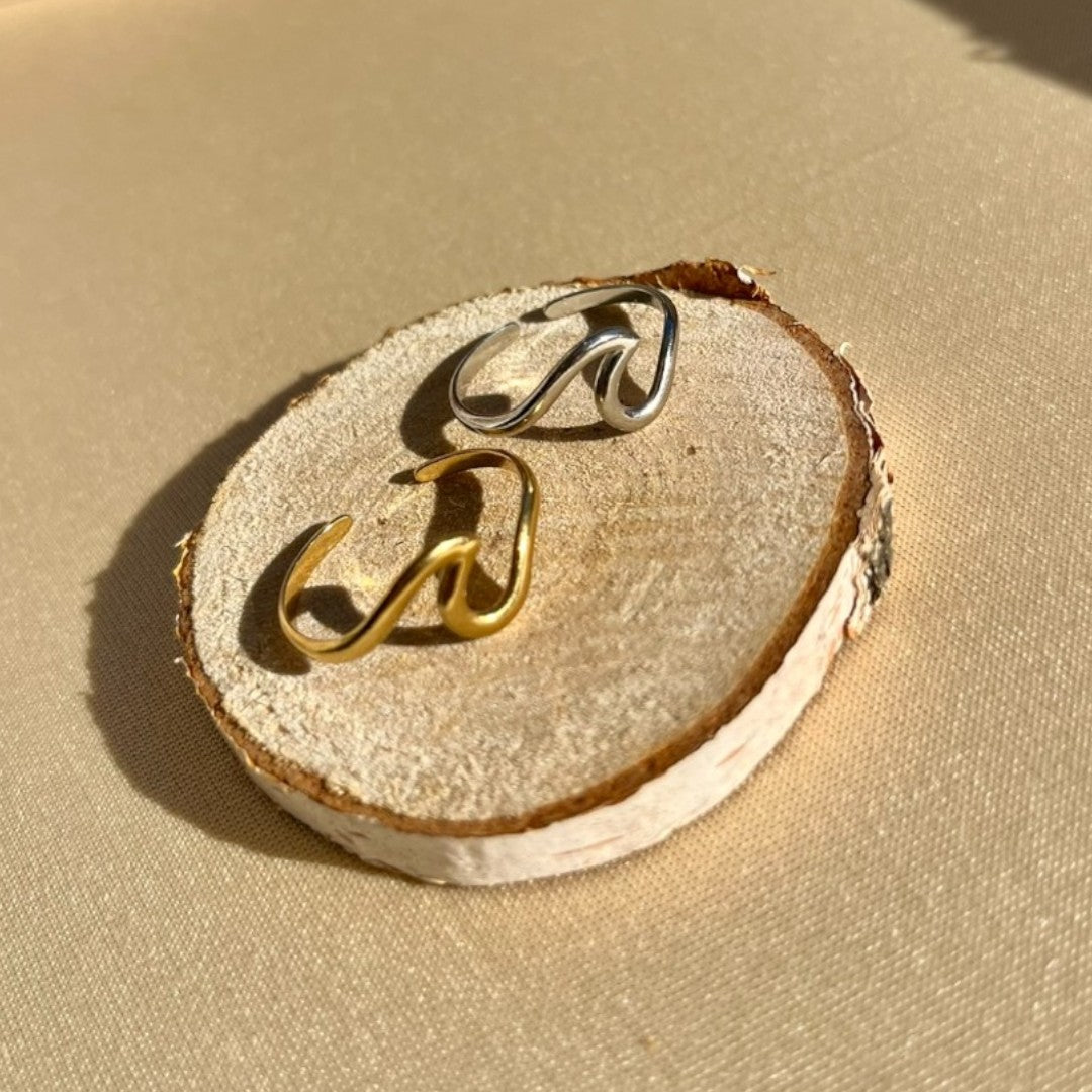 Bague Vague - Acier Inox