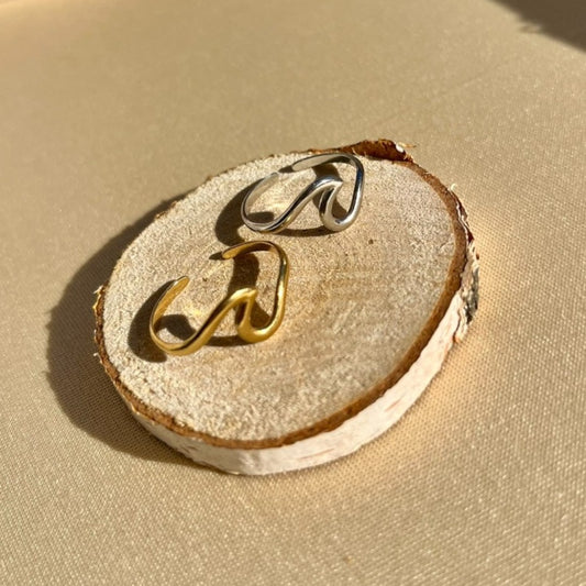 Bague Vague - Acier Inox