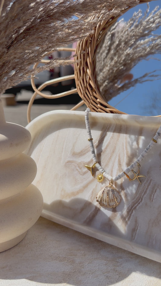 Collier Écume Dorée