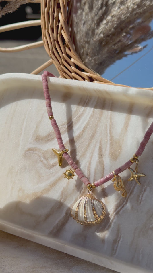 Collier Rose des Sables