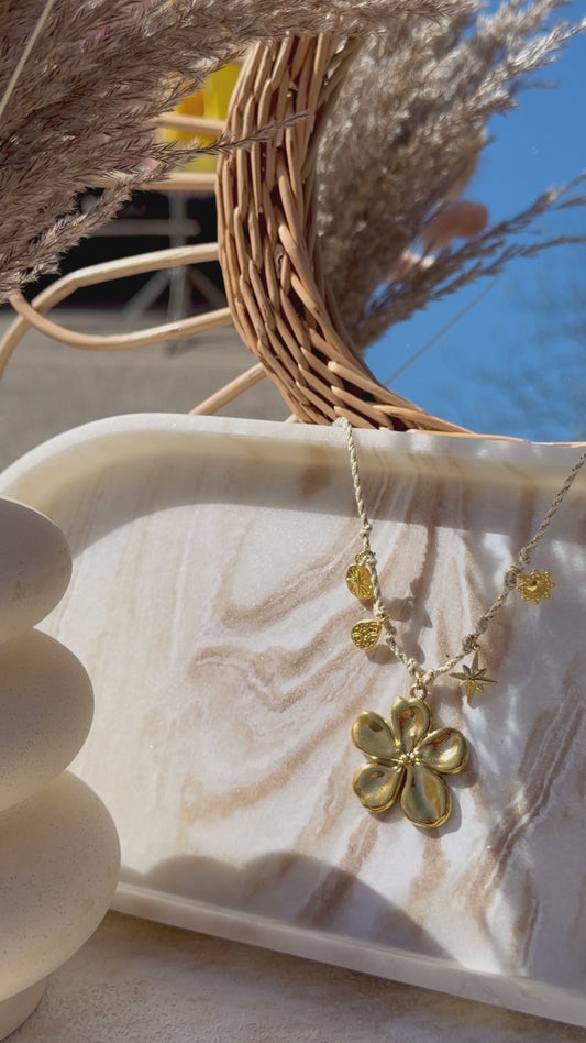 Collier Fleur Solaire
